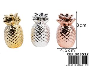 Piña de cerámica decorativa