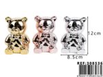 Oso de cerámica decorativa