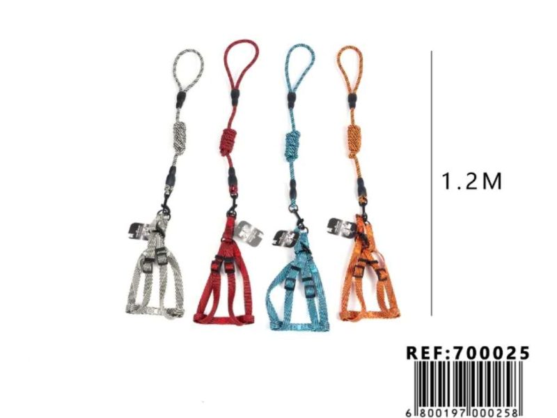 set de arnes y correa para mascotas