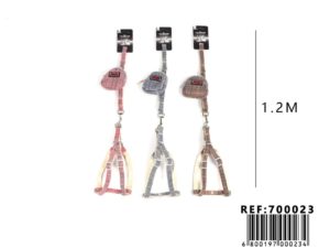 set de arnes y correa para mascotas
