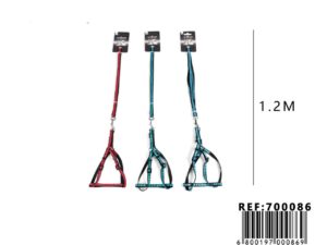 set de arnes y correa para mascotas