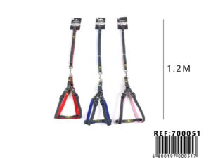 set de arnes y correa para mascotas