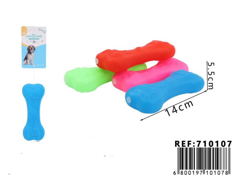 juguete para mascotas en forma de hueso