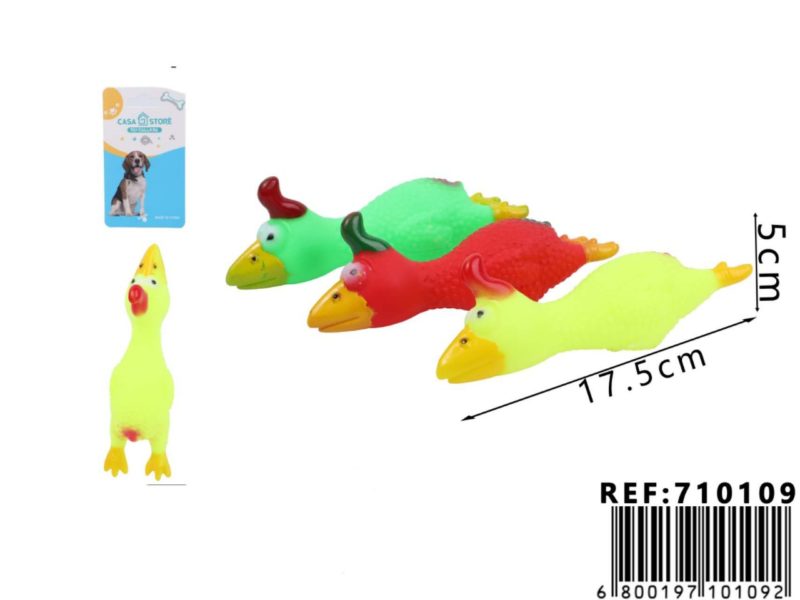 pollo de juguete para mascotas