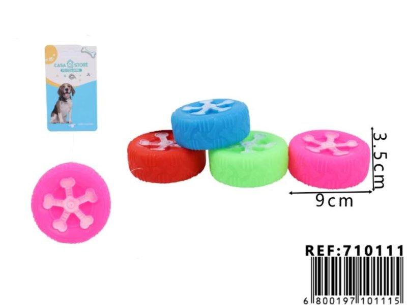 juguete para mascotas en forma de neumatico
