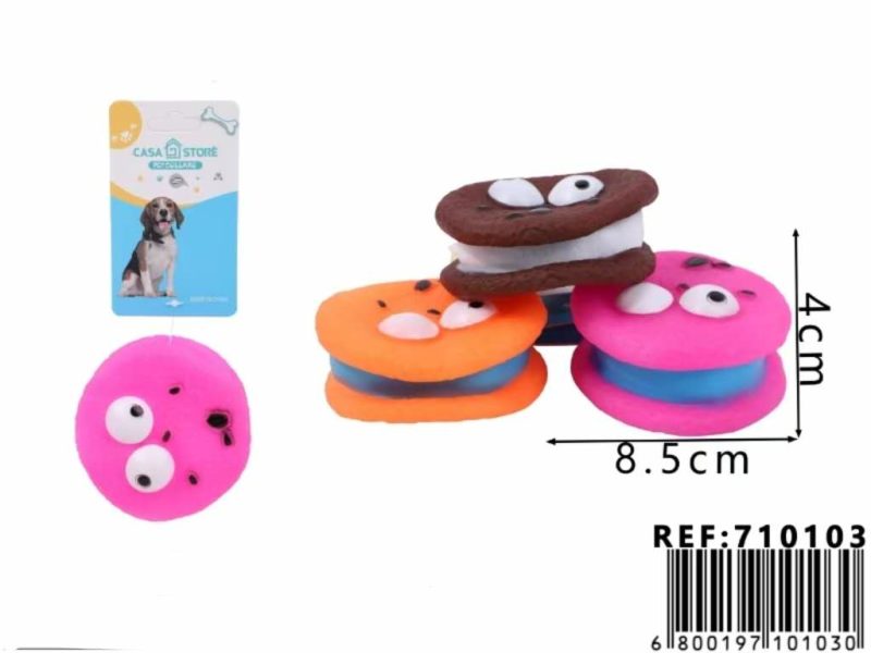 juguete para mascotas en forma de galleta