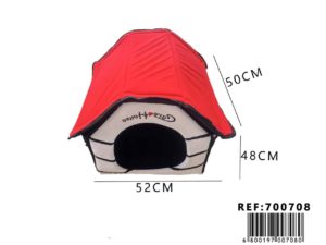 cama en forma de casa para mascotas