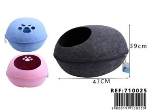 Cama de fieltro para mascotas