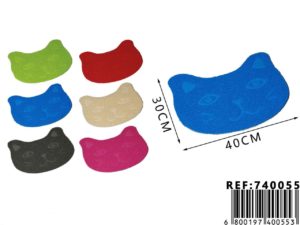 alfombrilla para arena de gatos