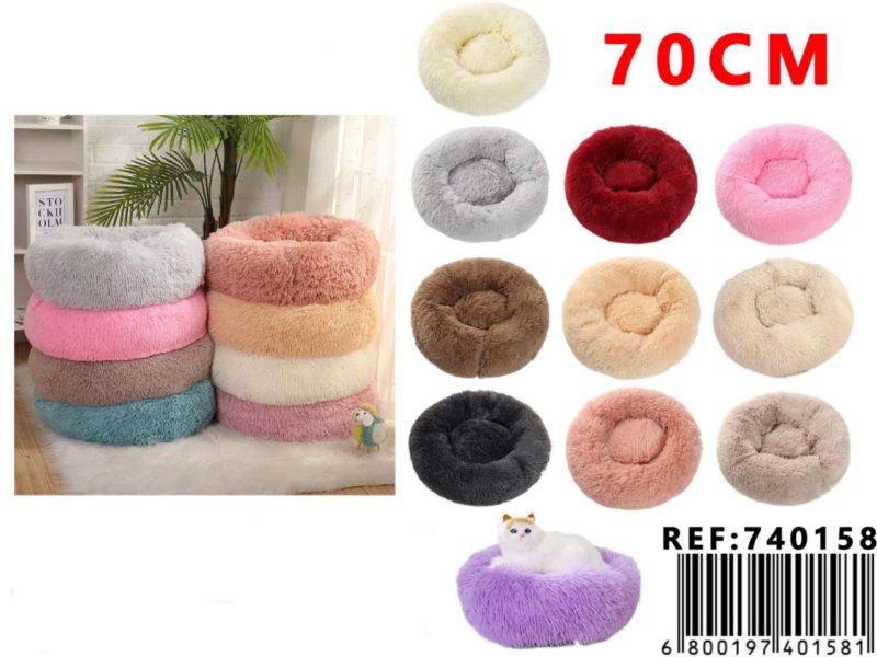 cama redonda para mascotas