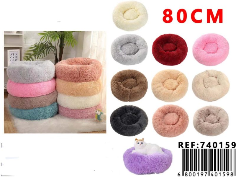 cama redonda para mascotas