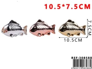 Pez adorno de cerámica