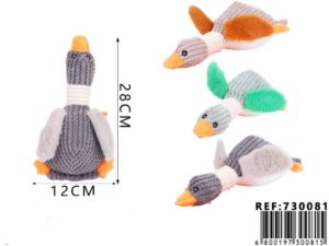 Pato peluche para mascotas