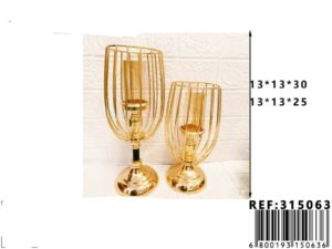juego de 2 candelabros