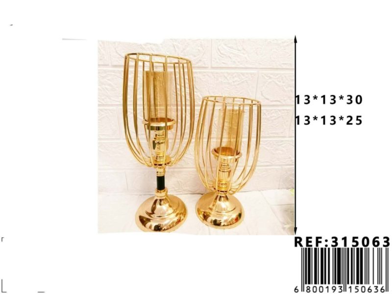 juego de 2 candelabros