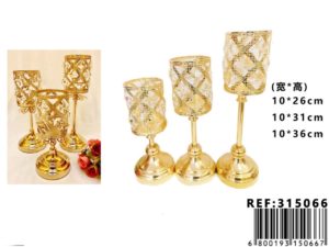 juego de 3 piezas de candelabros