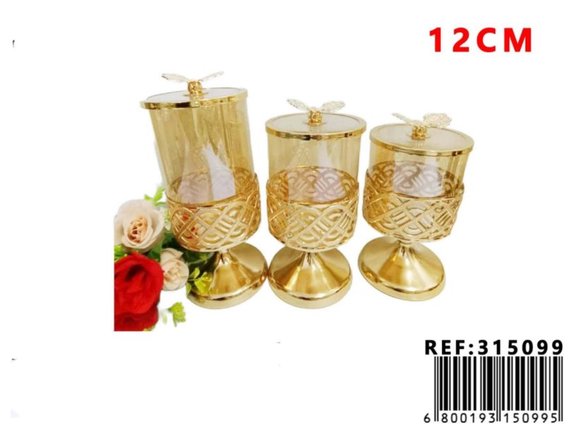 3 piezas de cajas de dulce