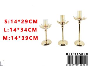 juego de 3 piezas de candelabros