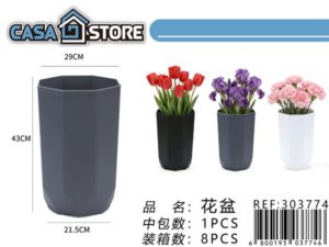 maceta decorativa alta