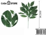 Hojas verdes artificiales.
