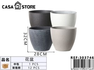 maceta decorativa redonda