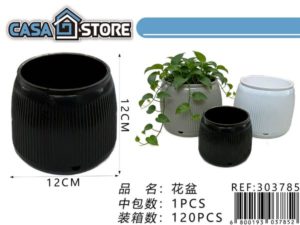 macetero decorativo con textura