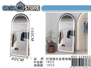 Espejo led de pedestal