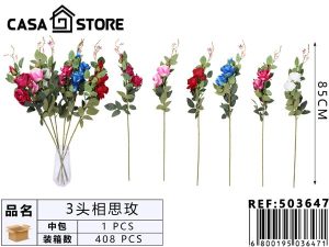 vara de 3 rosas de acacia