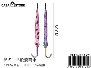 paraguas coloridos de 16 varillas