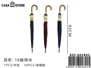 Paragua sencillo de 16 varillas